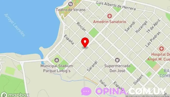 mapa de Coras Asociación u organización en Fray Bentos