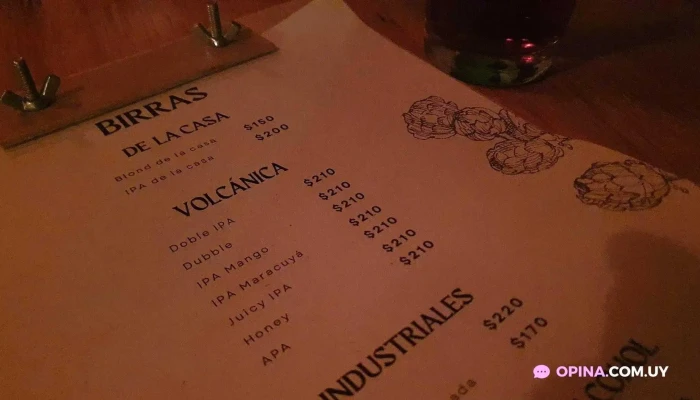 Cordon Beer Pocitos Menu - Montevideo