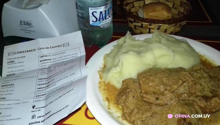 Coristanco Bistro Menu - Montevideo