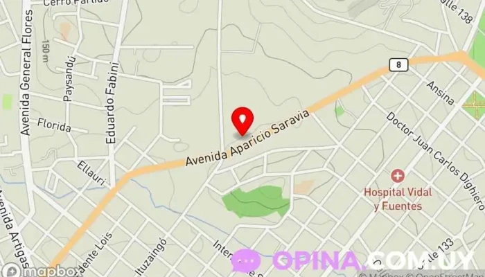 mapa de Corte de la leña Escuela en Minas