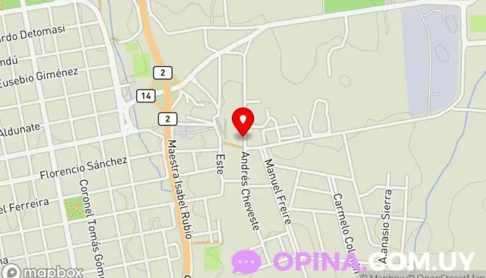 mapa de Covianalpa III Sociedad de viviendas en Mercedes