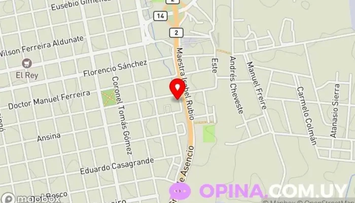 mapa de Covibatt Sociedad de viviendas en Mercedes