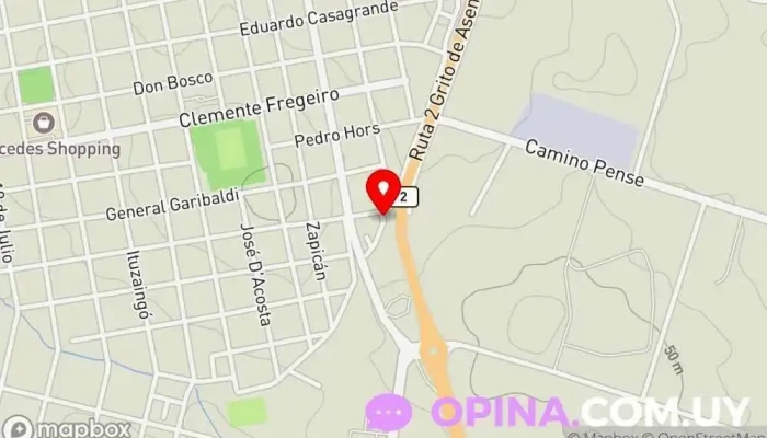 mapa de COVIPEN Complejo de viviendas en Mercedes