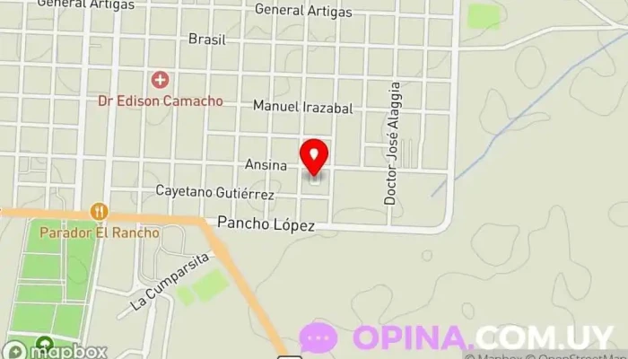 mapa de COVISAP Complejo de viviendas en Trinidad