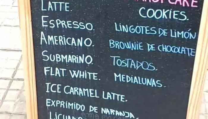 Craft Cafe -  Menu - Montevideo