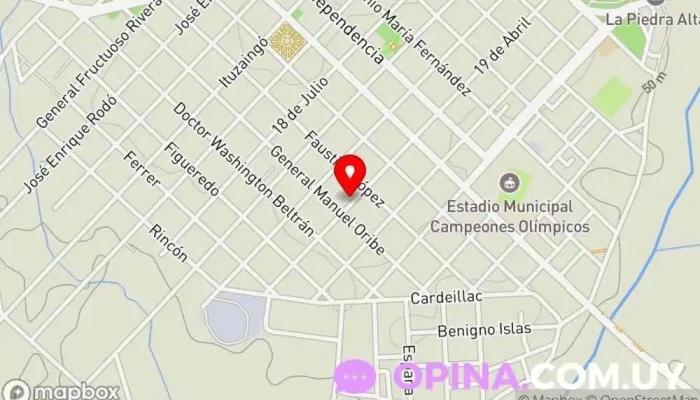 mapa de Creando Huellas Escuela en Florida