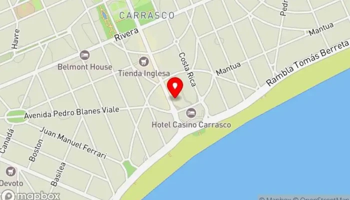 mapa de Crepas Crepería en Montevideo