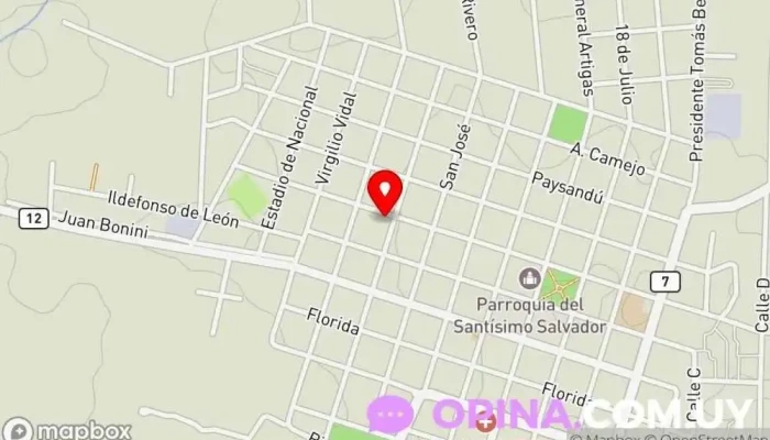 mapa de Cuitiño Propiedades Uruguay Real Estate Tasador inmobiliario en Tala