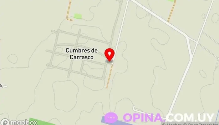 mapa de Cumbres de Carrasco Condominio en Departamento de Canelones