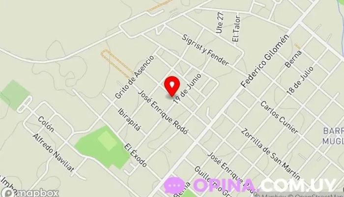 mapa de Cyber Pez Creaciones Tienda de manualidades y bellas artes, Comercio en Nueva Helvecia