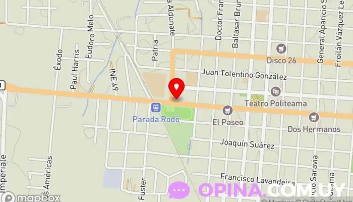 mapa de Cyber Urbano Papelería en Canelones