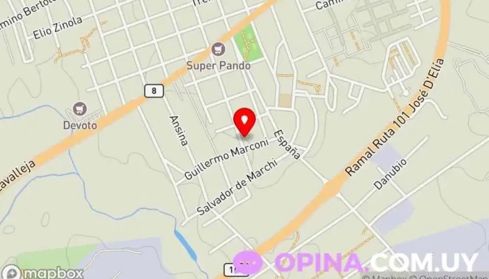 mapa de Dahiana Santana _ Makeup Artist Academia de estética en Pando