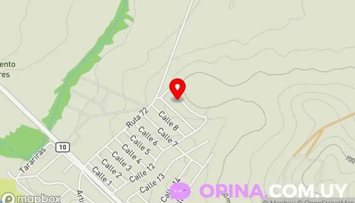 mapa de Dai Dojo Escuela de masajistas, Terapeuta de drenaje linfático, Terapeuta de reiki en Piriápolis