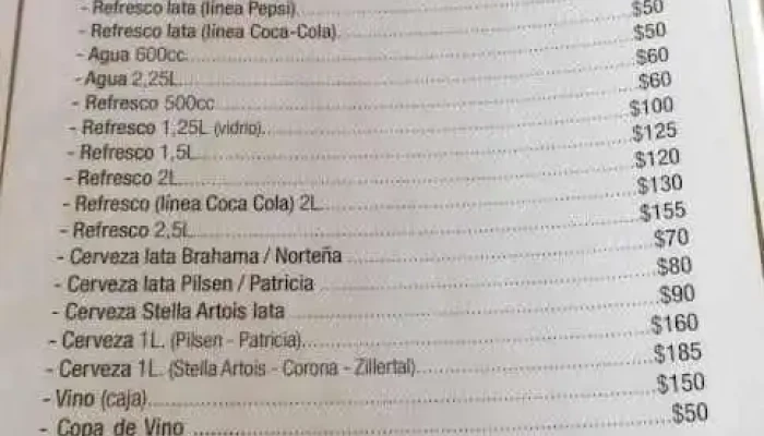 Dalian Coffee Market Restorante Menu - Quebracho