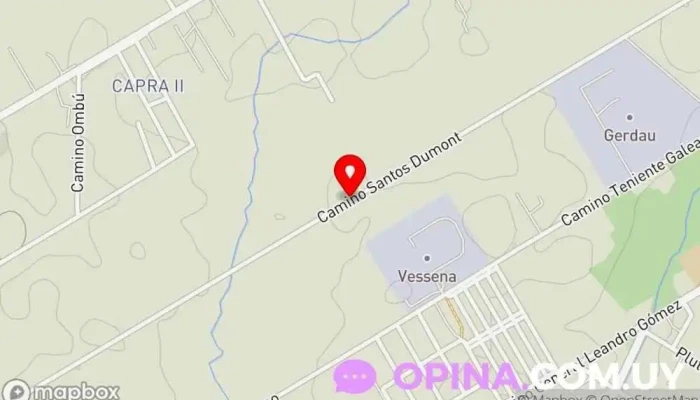 mapa de daniel del mate-granja Granja en Montevideo