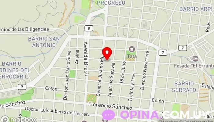 mapa de Daniel Mattos Negocios inmobiliarios Consultor inmobiliario en Melo