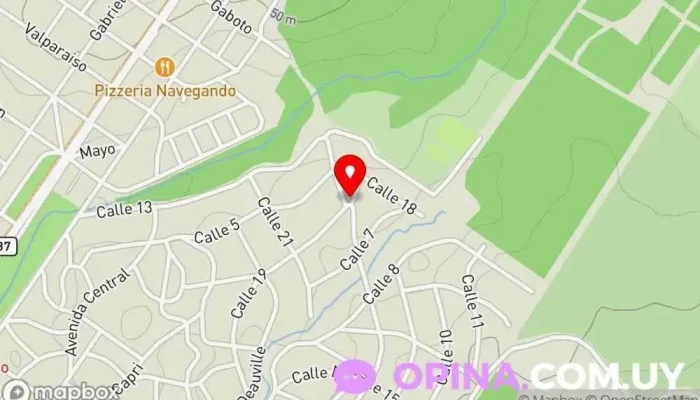 mapa de DARKS DOJO Escuela deportiva en Piriápolis