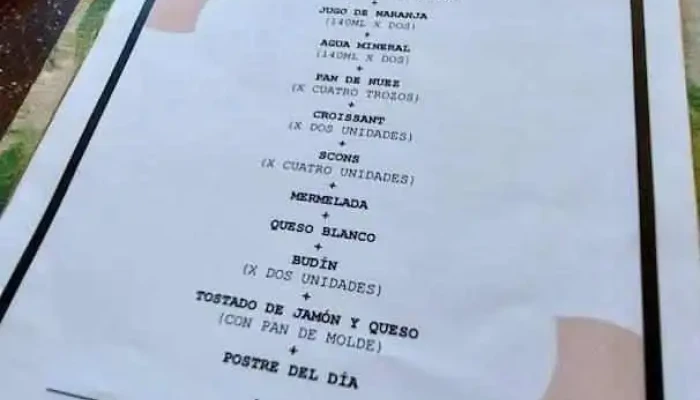 Del Teatro Cafe Menu - San José de Mayo