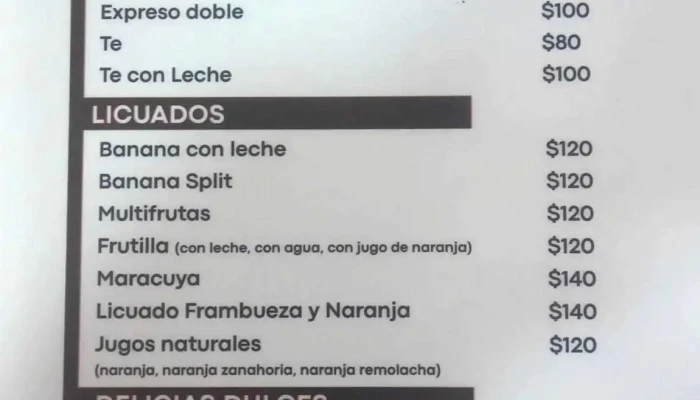 Delicias De La Casa -  Menu - La Paz