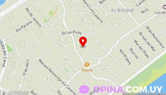 mapa de Dental Lagomar - Consultorio Odontológico - Dra. Alicia Ramoska Dentista, Servicio de urgencias dentales, Ortodoncista, Dentista infantil en Ciudad de la Costa
