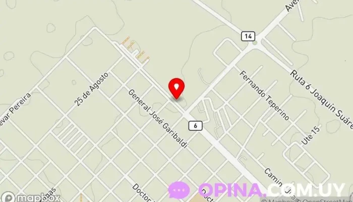 mapa de Dentalab Clínica dental en Sarandí del Yí