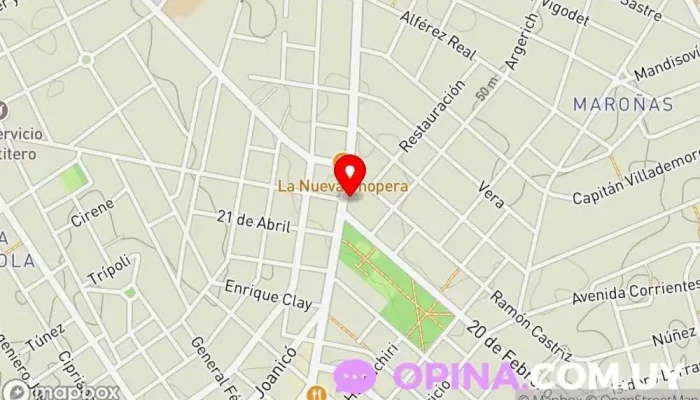 mapa de Dentimed Clínica ambulatoria en Montevideo