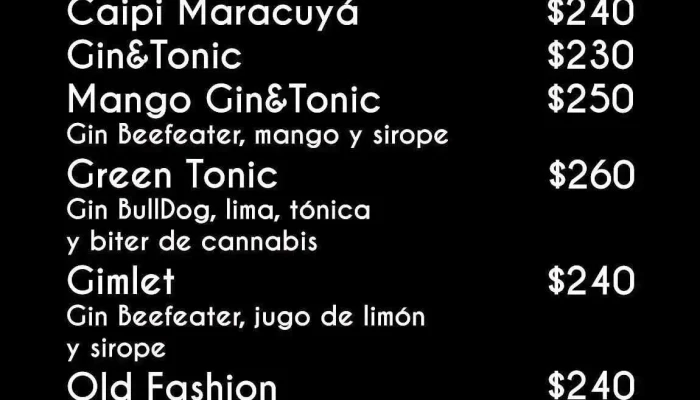 Depero Bar -  Menu - Montevideo