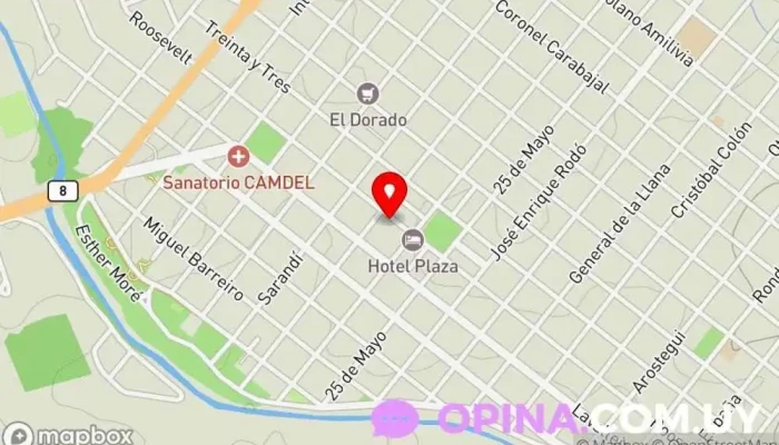 mapa de Depilacion Definitiva Uruguay Centro de depilación láser en Minas