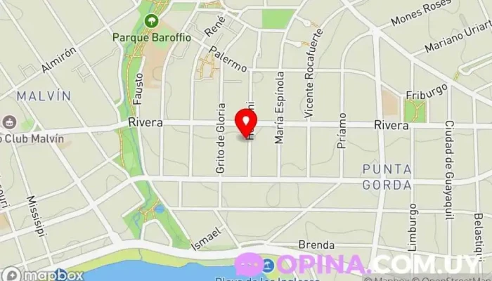 mapa de DEPILACIÓN DEFINITIVA WE CARE Punta Gorda Centro de depilación láser en Montevideo