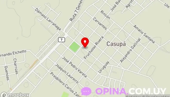 mapa de DGI Banco en Casupá