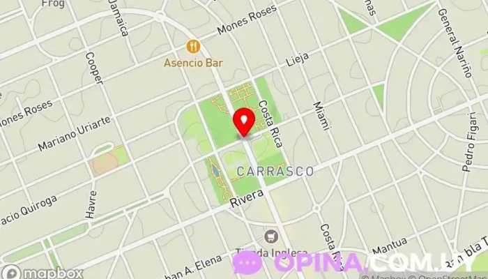 mapa de DM Propiedades Agencia inmobiliaria en Montevideo