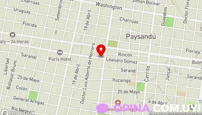 mapa de Do Martial Arts Paysandú Gimnasio, Escuela de artes marciales, Escuela de defensa personal en Paysandú