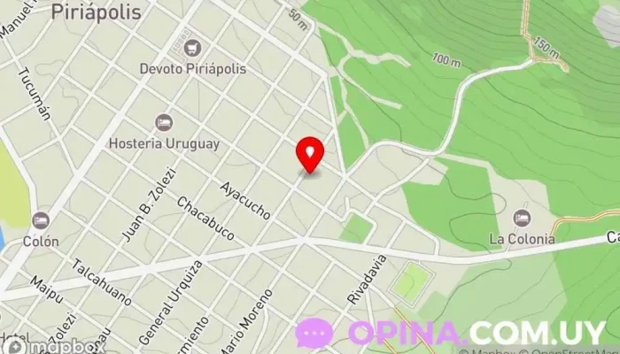 mapa de Dojo Espiritu Shotokan (cerrado temporalmente) Escuela deportiva, Gimnasio en Piriápolis