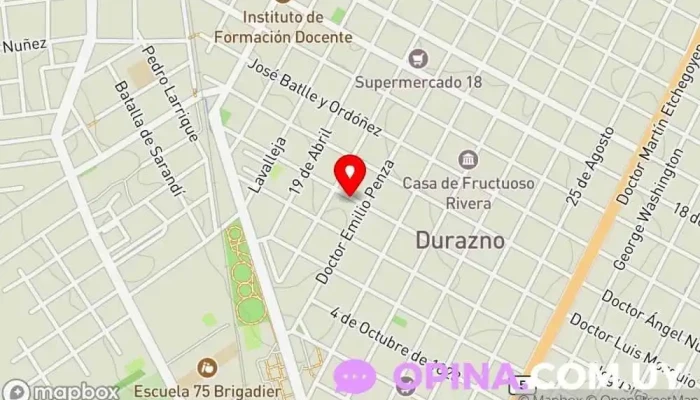 mapa de Дом пацанов Condominio en Durazno