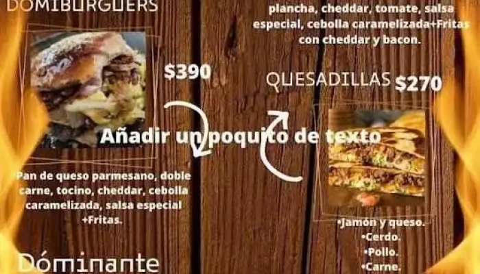 Domiburguers Menu - Montevideo