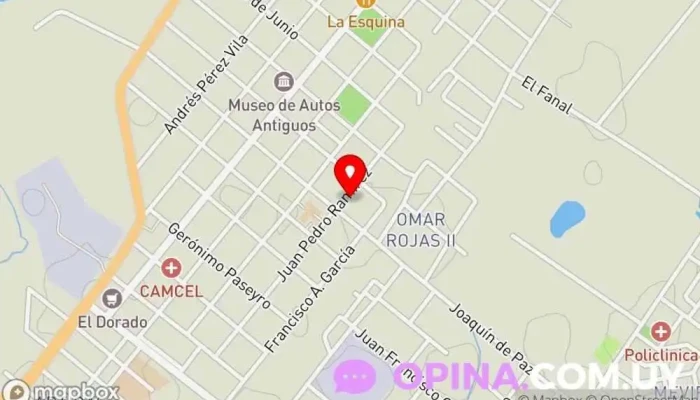 mapa de Domicilio Cecilia Buzó Empresa de administración de propiedades en Rio Branco