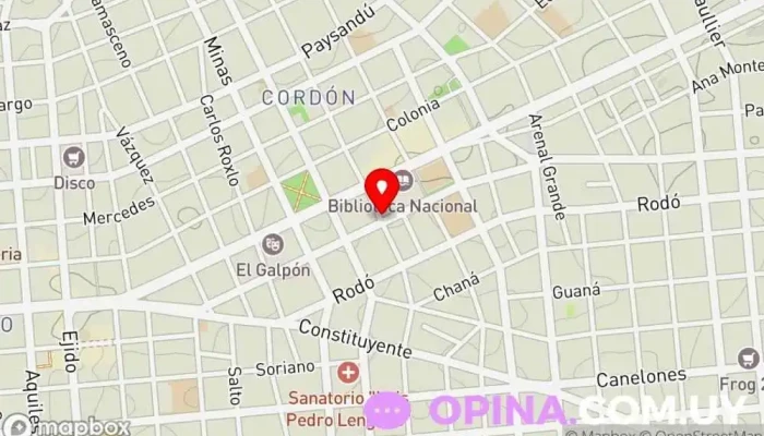 mapa de Don Alberto UY Bazar en Montevideo