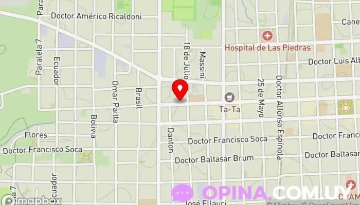 mapa de Don Bruno Quiosco en Las Piedras