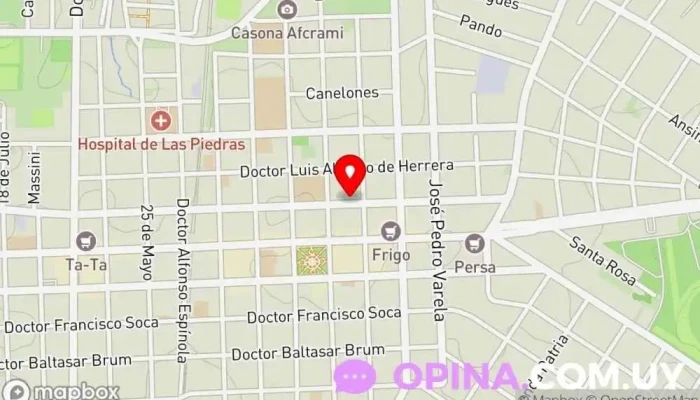 mapa de Don Cotillón Tienda de artículos de fiesta, Centro comercial en Las Piedras