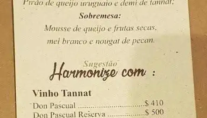 Don Ernesto Parrilla Pasta Pizza Menu - Rivera