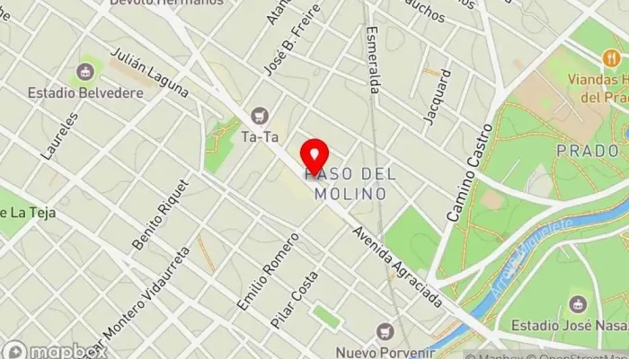 mapa de Don Napolitano Restaurante familiar en Montevideo