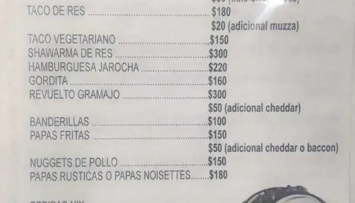 Don Tacos -  Menu - Carmelo