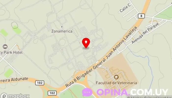 mapa de DOVAT Arquitectos Oficinas de empresa en Montevideo