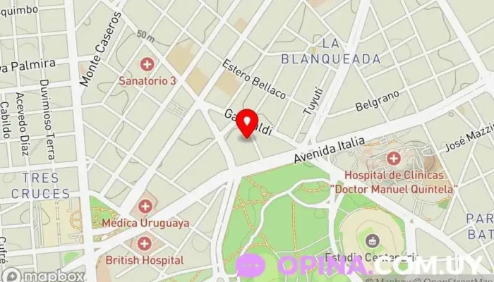 mapa de Dr Alvaro Abelenda & Dr Martinez Oftalmólogo en Montevideo