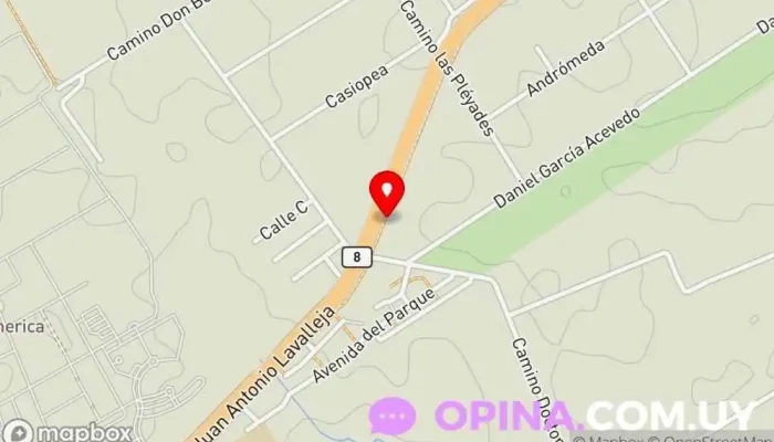 mapa de Dr brackets Clínica dental en Villa García