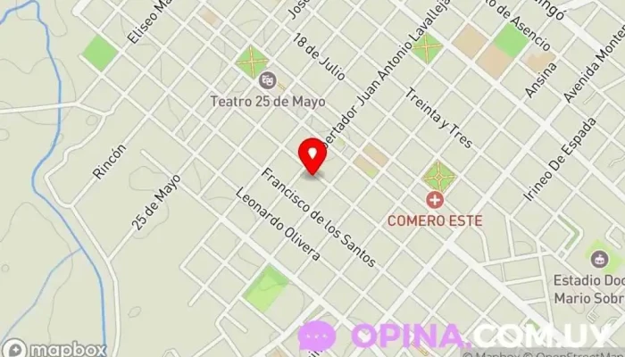 mapa de Dr Carlos Palacio Médico en Rocha