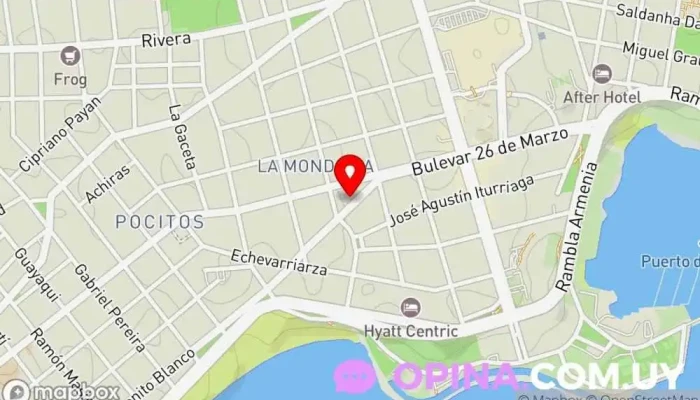 mapa de Dr. Juan Araujo Cirujano plástico, Médico en Montevideo