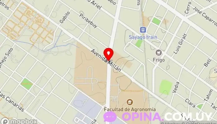 mapa de Dra. Ana Batalla. Consultorio Médico Centro de salud y bienestar en Montevideo