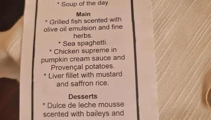 Dueto Cocina Urbana Menu - Montevideo