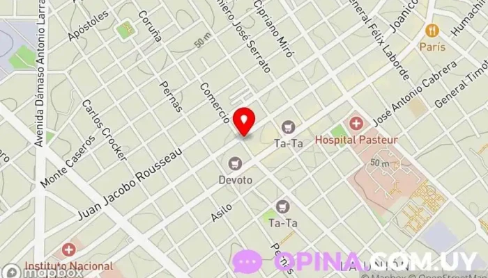 mapa de E.A dance studio Escuela De Baile Eliseo Alvarez Academia de baile en Montevideo